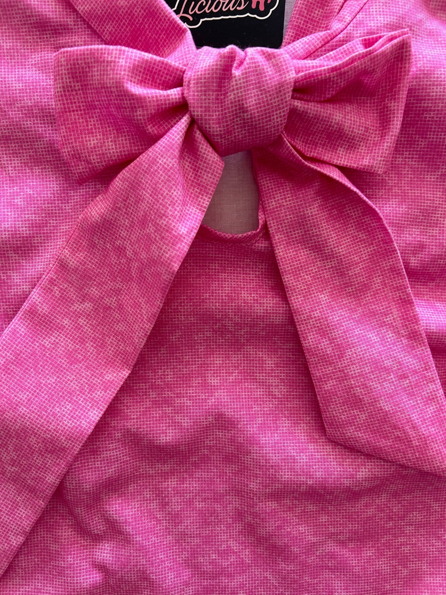 Pretty in Pink Bow Top in L view 4 - Pretty Pink Tops