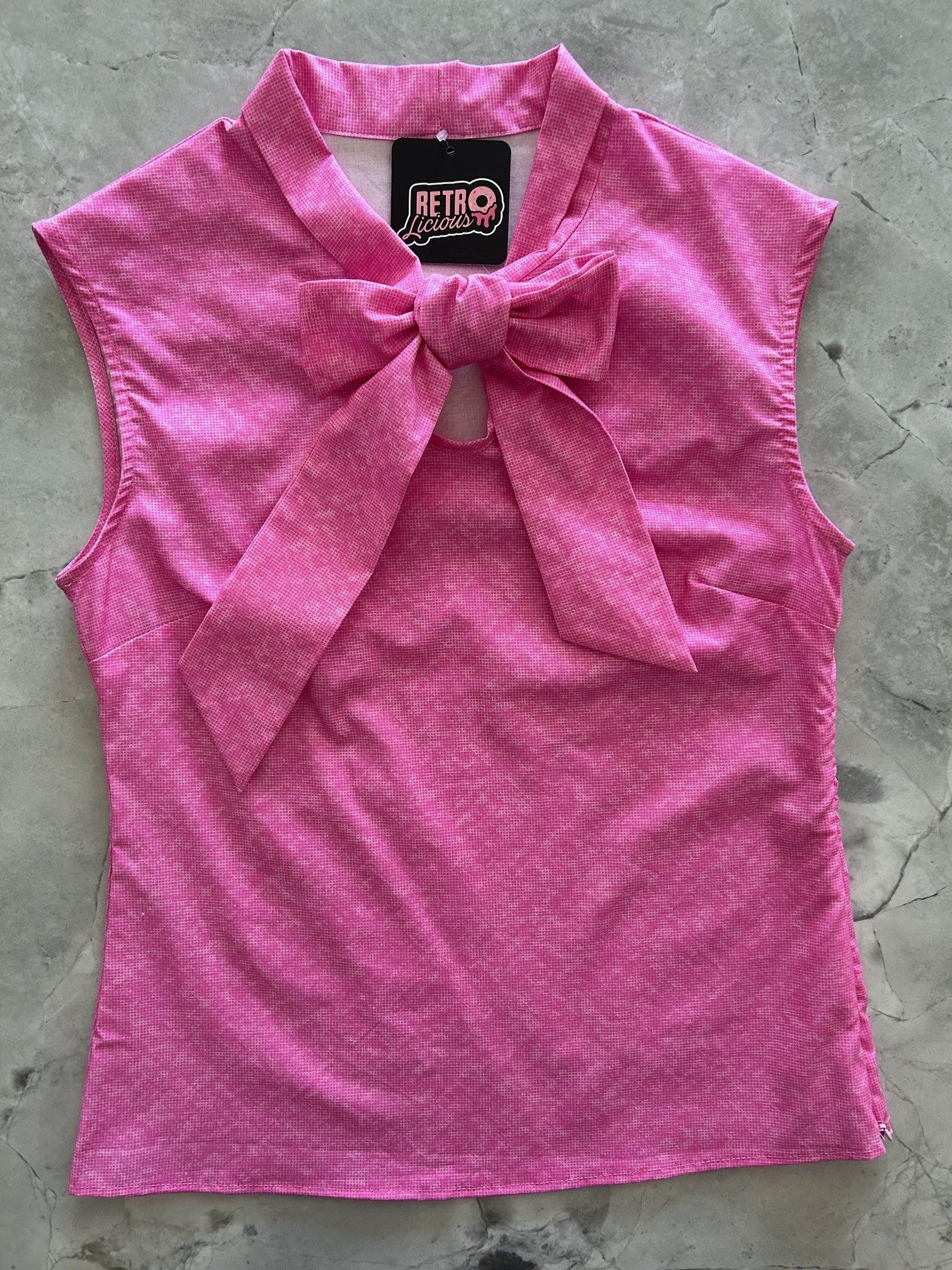 Pretty in Pink Bow Top in M view 3 - Pretty Pink Tops