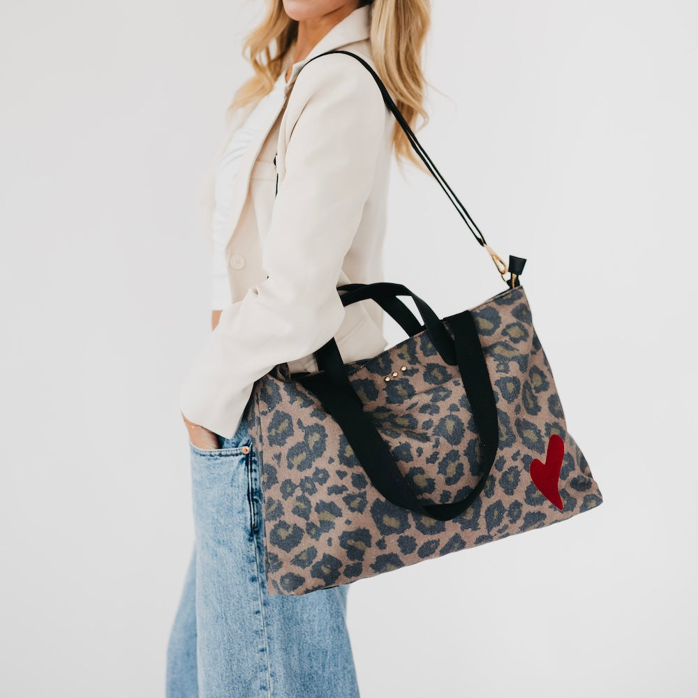 Pretty Simple Chelsie Canvas Printed Tote view 4 (bag)
