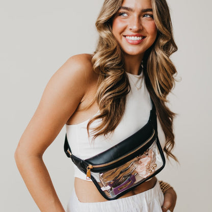 Pretty Simple Clara Bum Bag in Red view 3