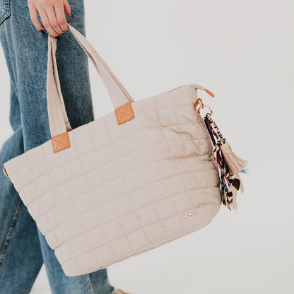 Pretty Simple Day Dreamer Quilted Tote Bag view 11 - Daydreamer Tote