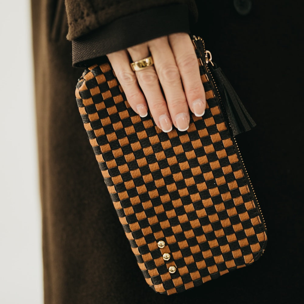 Pretty Simple Emma Woven Clutch Wristlet view 11 - Emma Woven Bag