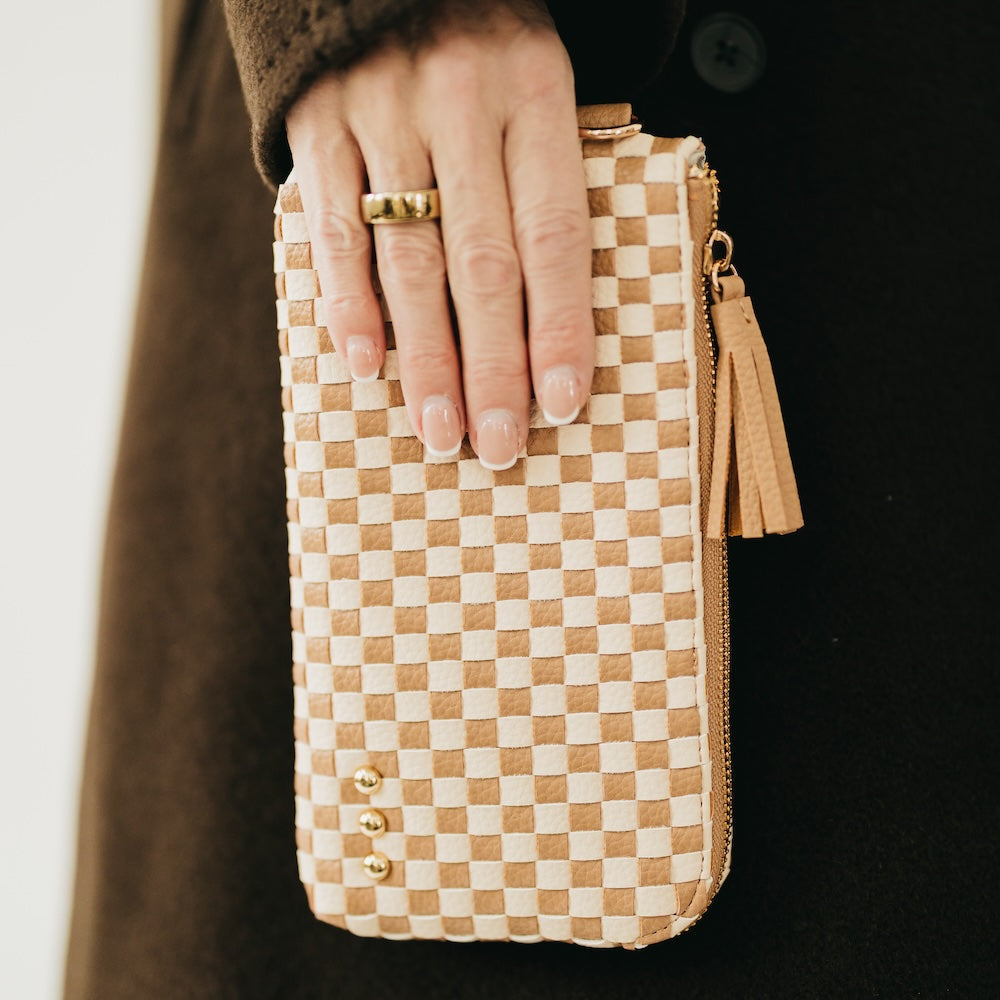 Pretty Simple Emma Woven Clutch Wristlet view 13 - Emma Woven Bag