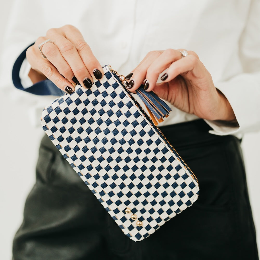 Pretty Simple Emma Woven Clutch Wristlet view 15 - Emma Woven Bag