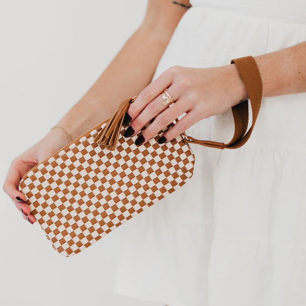 Pretty Simple Emma Woven Clutch Wristlet view 18 - Emma Woven Bag