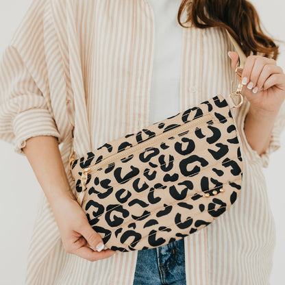 Pretty Simple Jolie Puffer Bum Bag - New Color! in Light Denim view 2 - Jolie Puffer Belt Bag