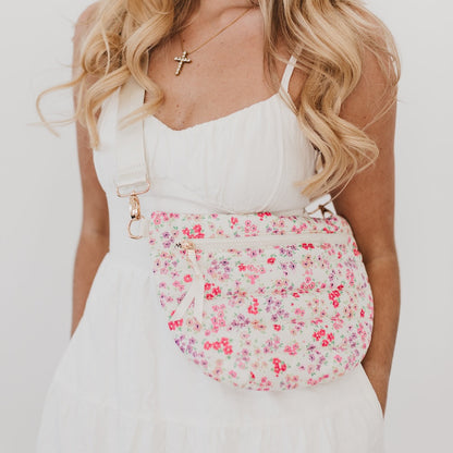Pretty Simple Jolie Puffer Bum Bag - New Color! in Sand view 14 - Jolie Puffer Belt Bag
