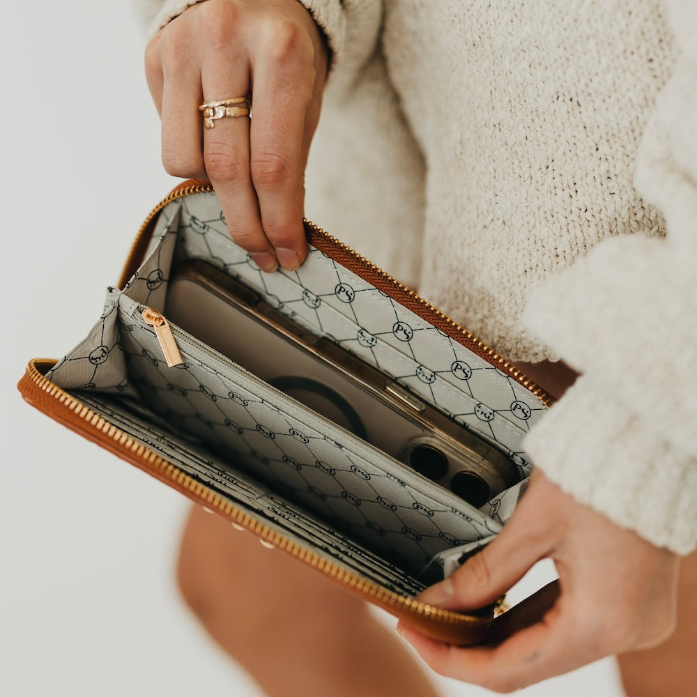 Pretty Simple Lenni Large Zip Woven Wallet view 11 - Len Wallets (bag)