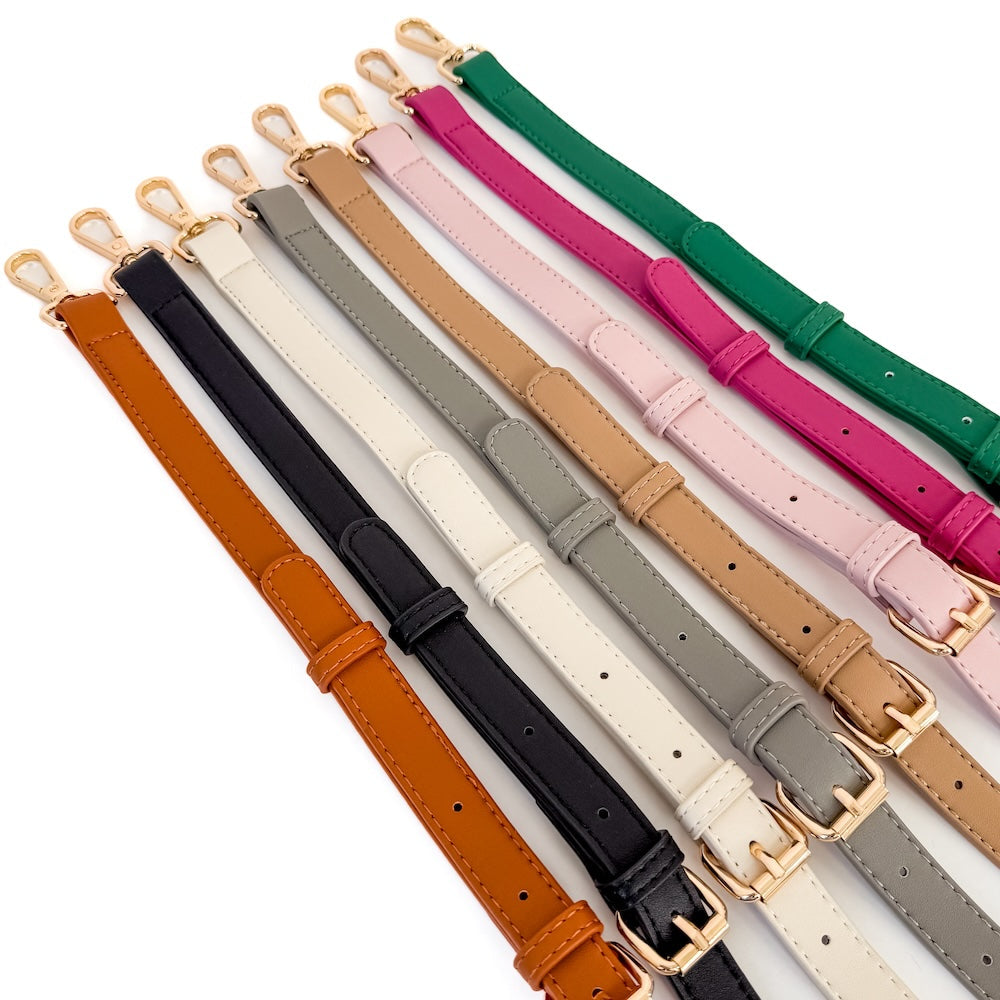 Pretty Simple Minimalist Vegan Leather Crossbody Strap view 13 - Strap Crossbody (bag)