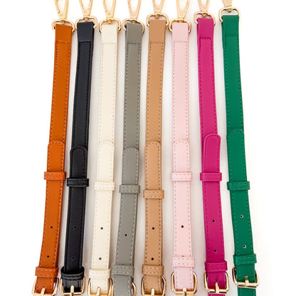 Pretty Simple Minimalist Vegan Leather Crossbody Strap view 14 - Strap Crossbody (bag)