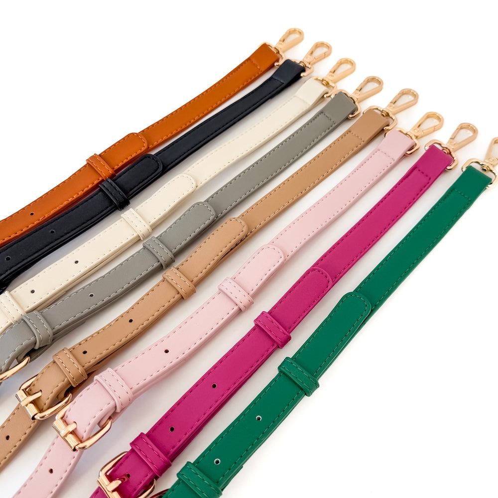 Pretty Simple Minimalist Vegan Leather Crossbody Strap view 15 - Strap Crossbody (bag)