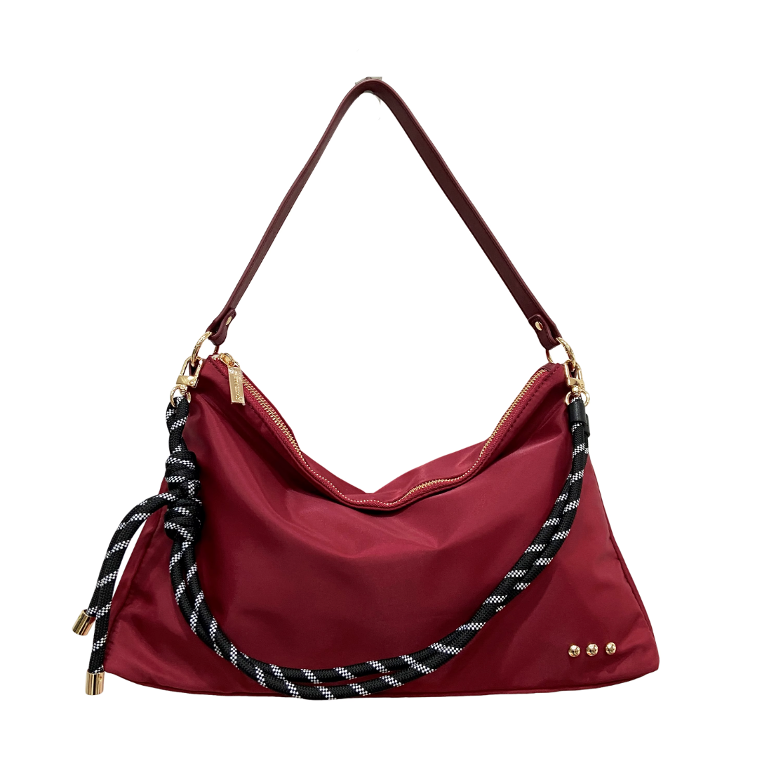Pretty Simple Nikki Nylon Slouchy Shoulder Bag view 12 - Niki Nylon Bag