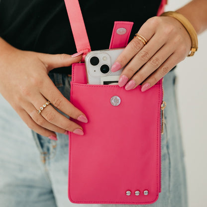 Pretty Simple Nyla Nylon Phone Bag in Camouflage view 5