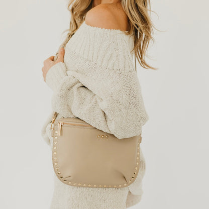Pretty Simple Pebbled Sabrina Studded Bum Bag view 4