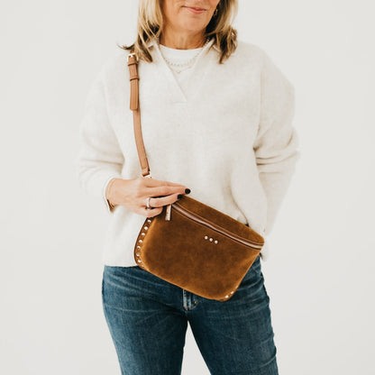Pretty Simple Sabrina Studded Suede Bum Bag view 5 - Sabrina Studded Bum Bag