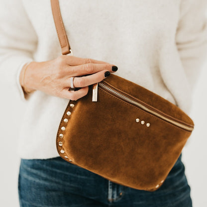 Pretty Simple Sabrina Studded Suede Bum Bag view 6 - Sabrina Studded Bum Bag
