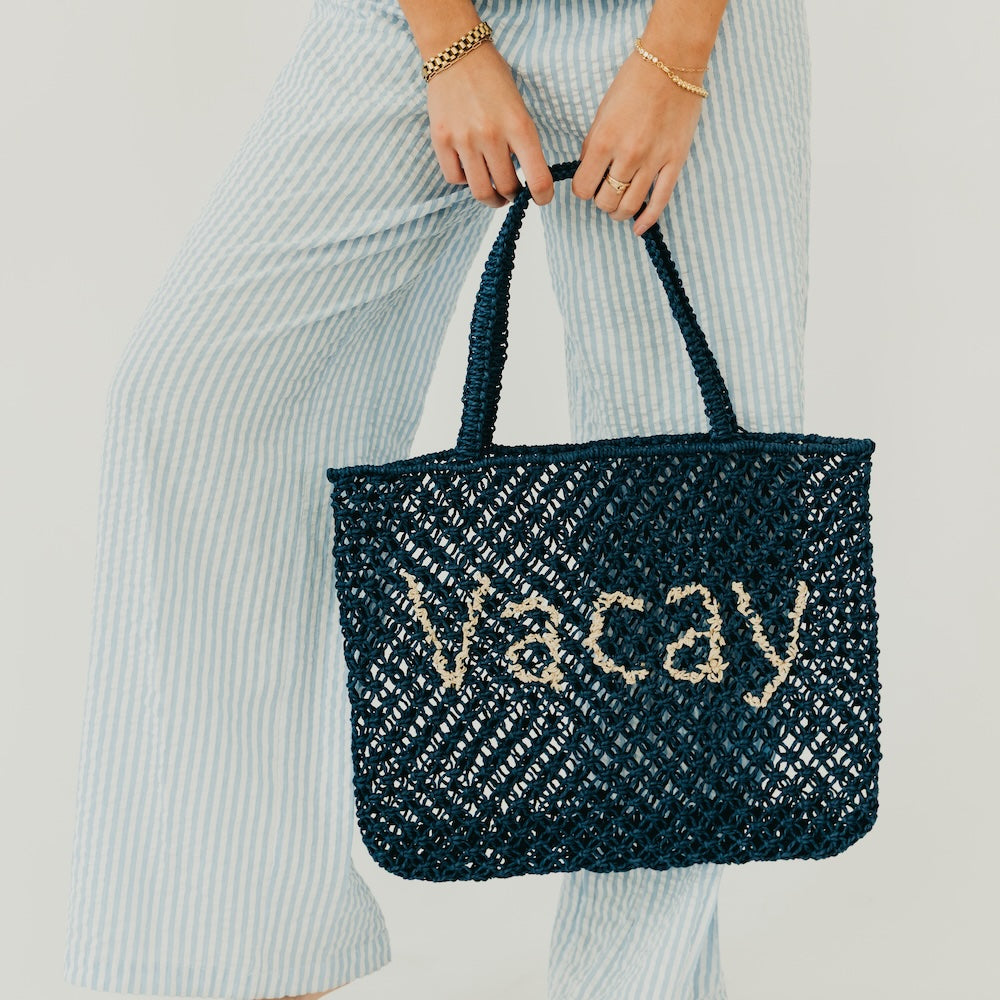 Pretty Simple Sandbar Carryall Summer Tote in Black- Apéro - Summer Outfit Idea (bag)