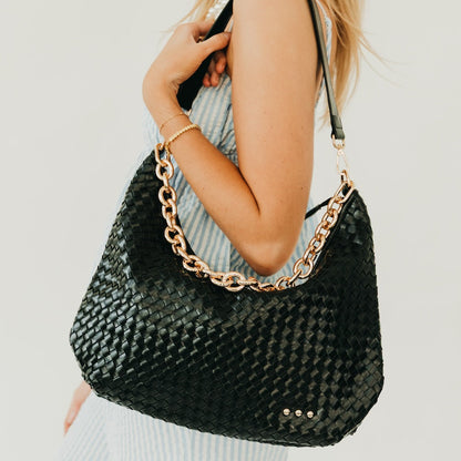 Pretty Simple Sienna Slouchy Woven Shoulder Bag - New Colors! view 15 - Sienna Slouchy Woven Bag