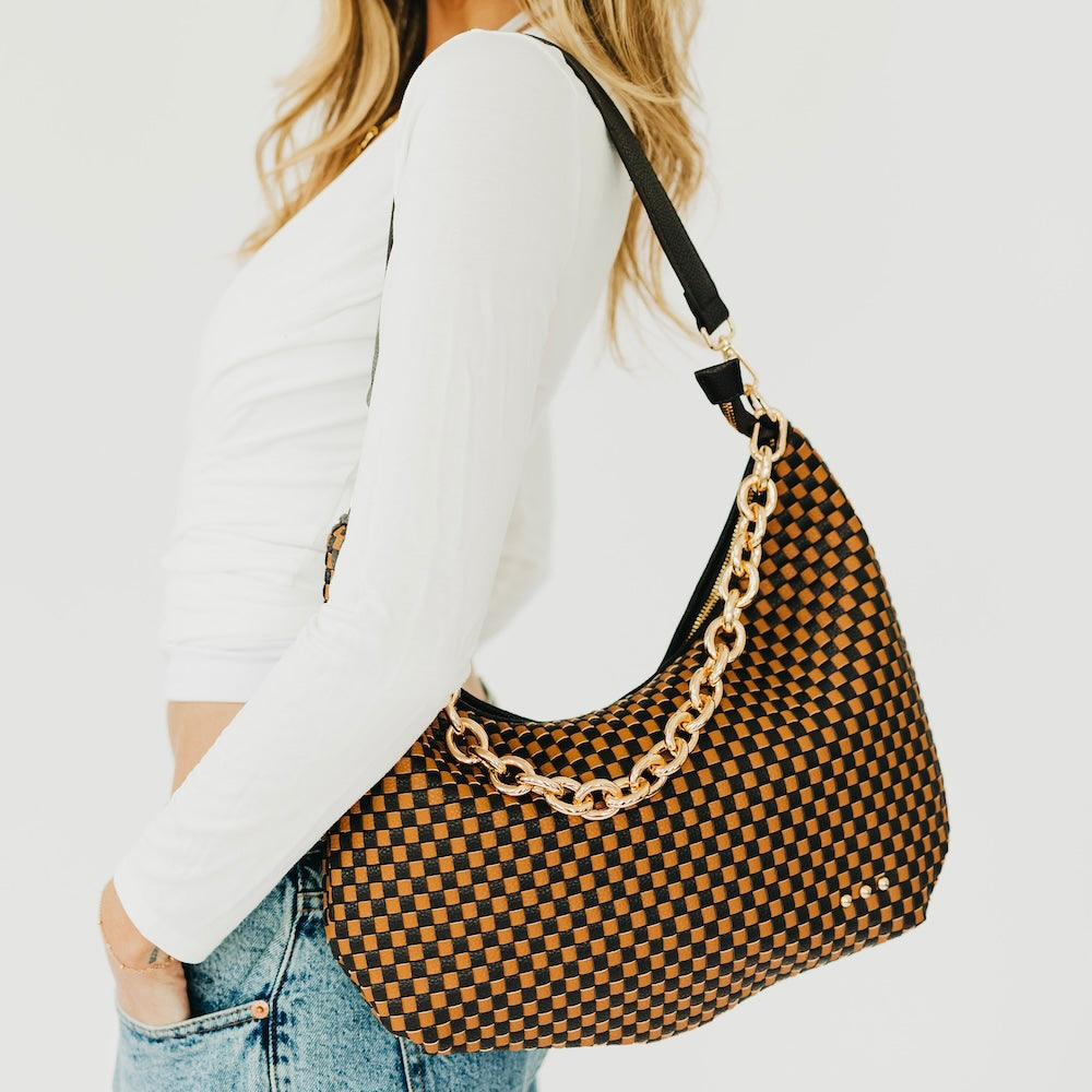 Pretty Simple Sienna Slouchy Woven Shoulder Bag - New Colors! view 17 - Sienna Slouchy Woven Bag