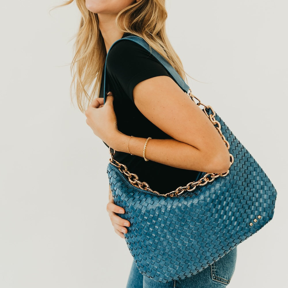 Pretty Simple Sienna Slouchy Woven Shoulder Bag - New Colors! view 19 - Sienna Slouchy Woven Bag