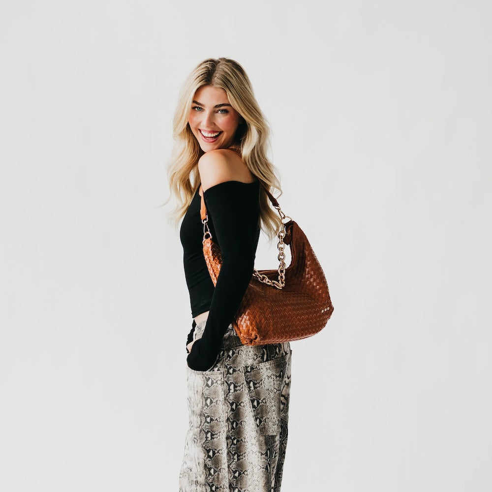 Pretty Simple Sienna Slouchy Woven Shoulder Bag - New Colors! view 27 - Sienna Slouchy Woven Bag
