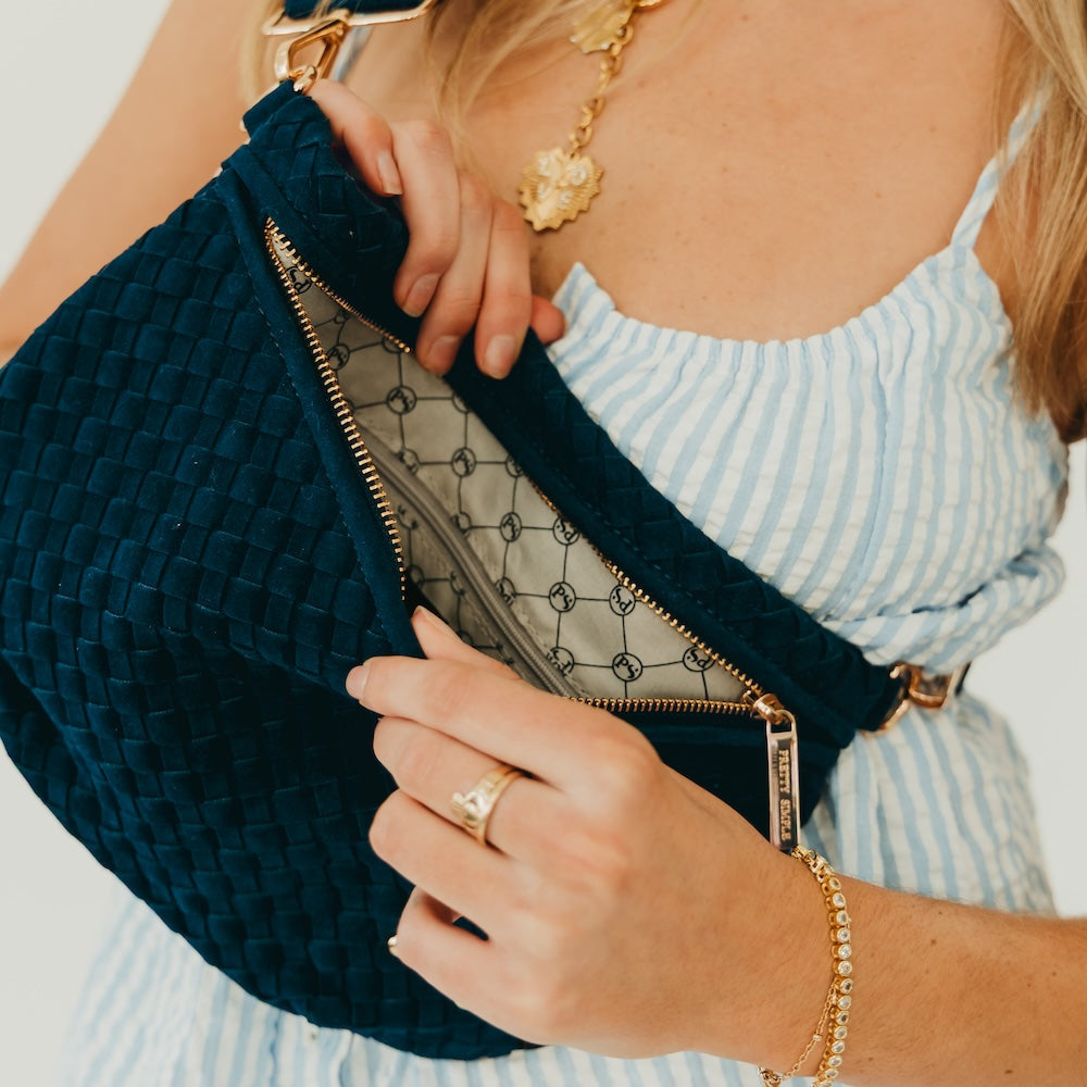 Pretty Simple Suede Westlyn Woven Bum Bag view 22 - Suede Westlyn Bum Bag