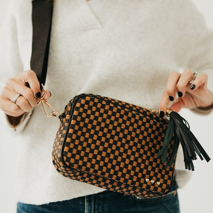 Pretty Simple Woven Willow Camera Crossbody Bag view 12 - Woven Willow Bag