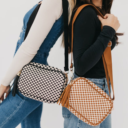 Pretty Simple Woven Willow Camera Crossbody Bag view 24 - Woven Willow Bag