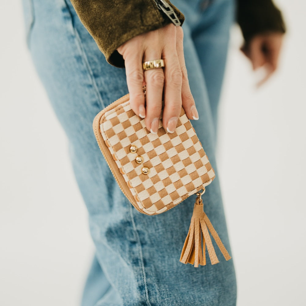 Pretty Simple Wynona Woven Wallet in Brown view 5 - Woven Women'S Wallet (bag)