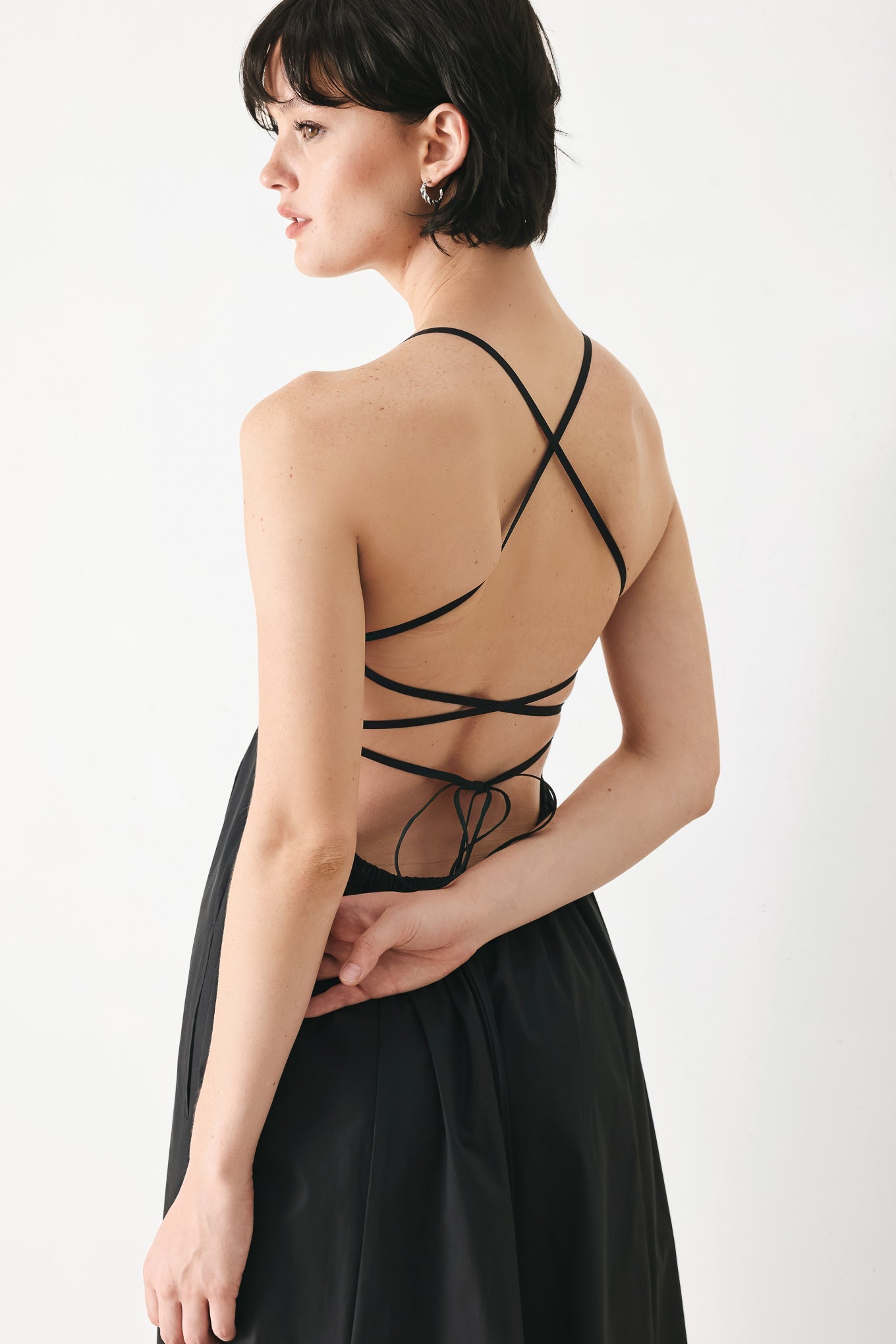 Pure Line Woven Midi Dress view 13 - Pure Cotton A Line Dress