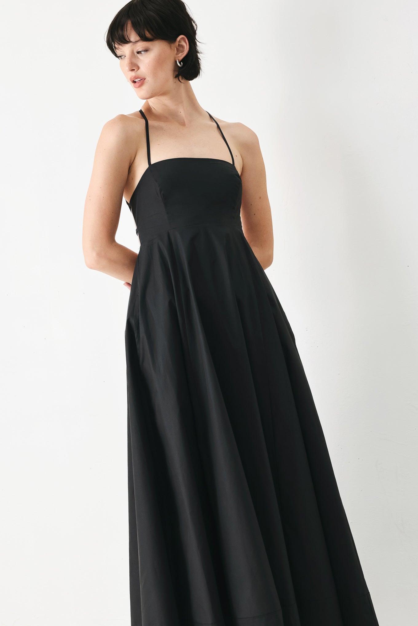 Pure Line Woven Midi Dress view 9 - Pure Cotton A Line Dress