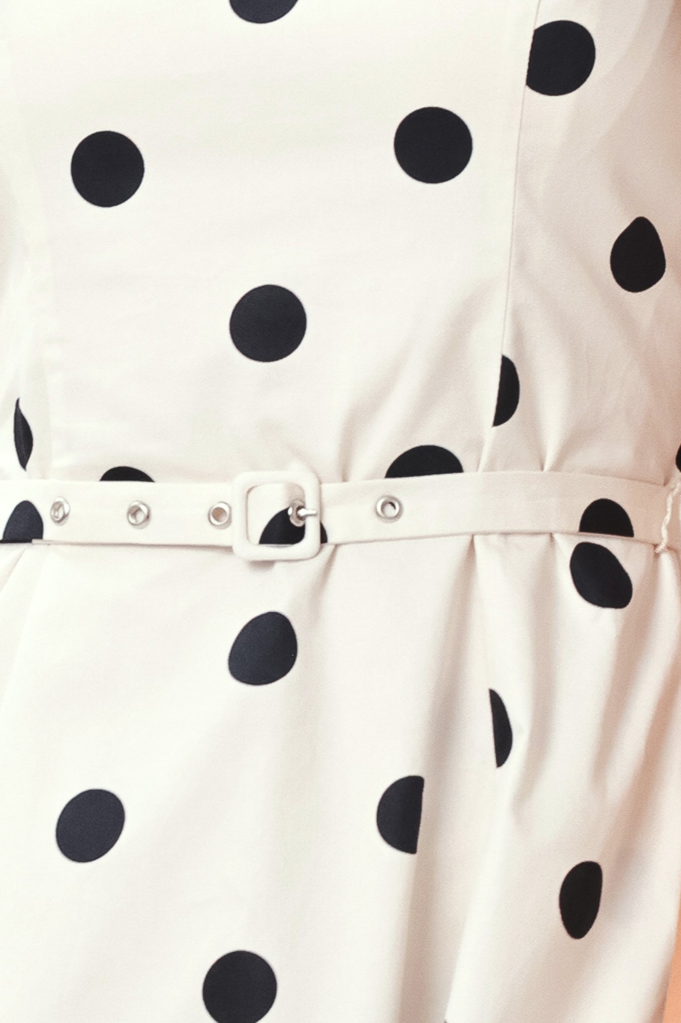Pure Polka Woven Midi Dress view 7 - Pol Dress