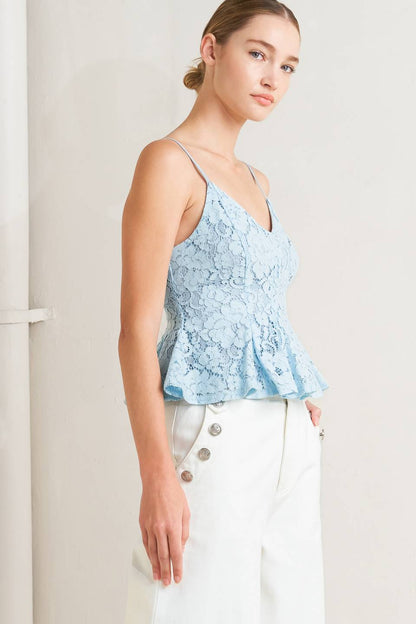 Purely Romantic Woven Lace Cami Top view 11