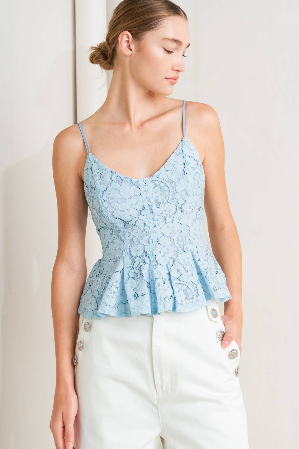 Purely Romantic Woven Lace Cami Top view 12