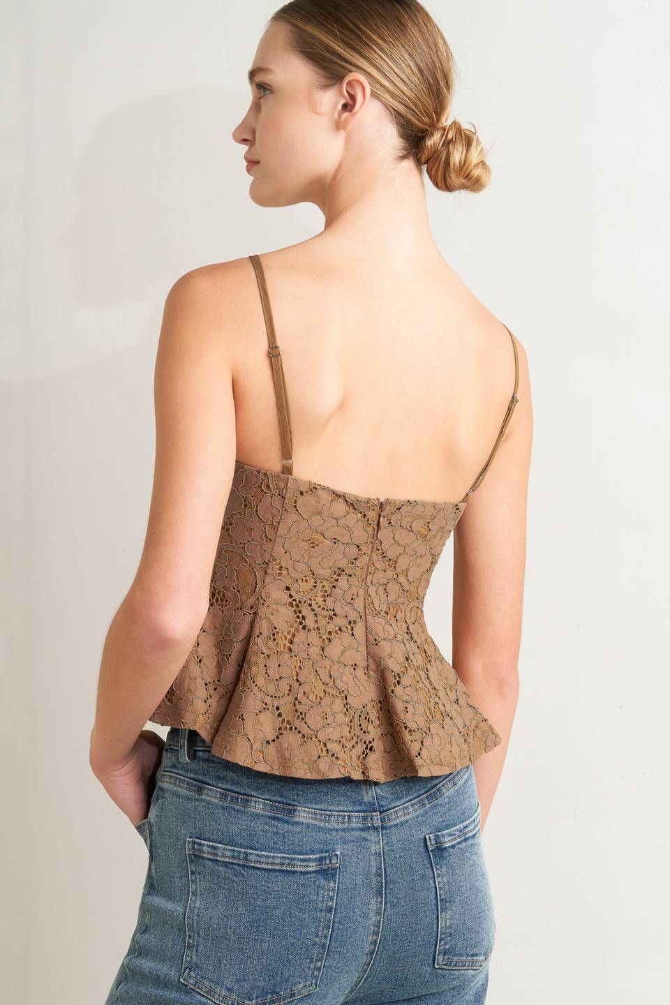 Purely Romantic Woven Lace Cami Top view 8