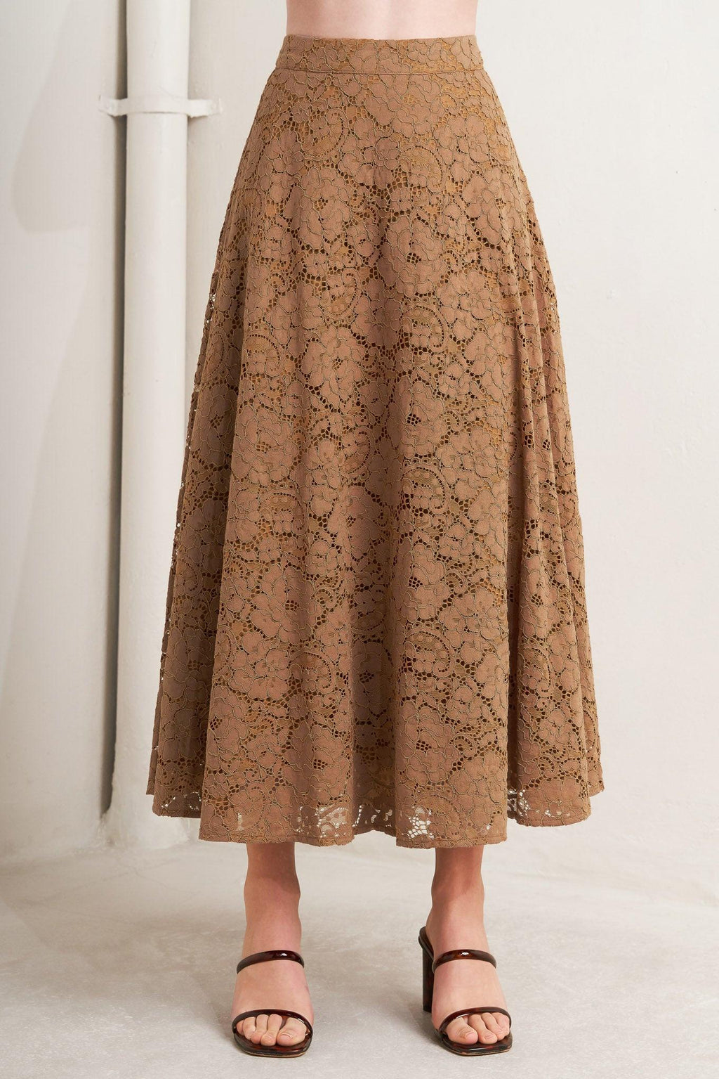 Purely Romantic Woven Lace Midi Skirt LIGHT BLUE view 9 (dress) - "shop-app-banner" shopify - shop at us.meeeshop