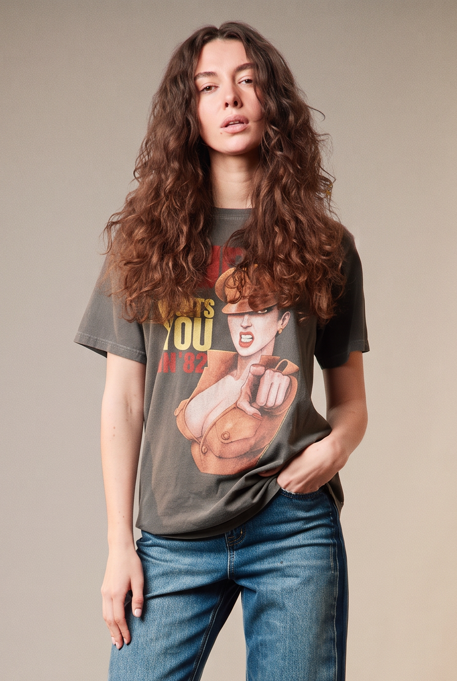 Queen Wants You Unisex Tee in XS (top)