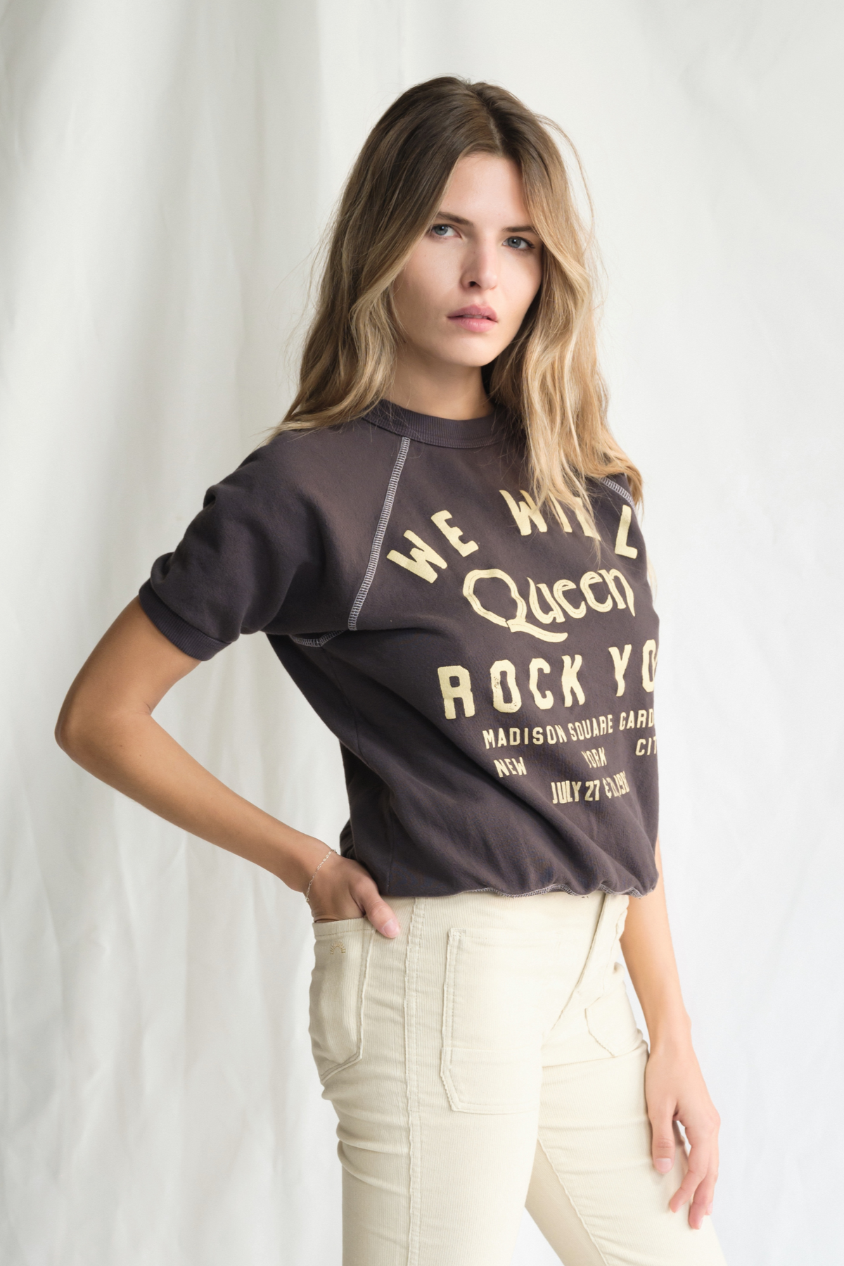 Queen We Will Rock You Raglan in S view 2 (top)