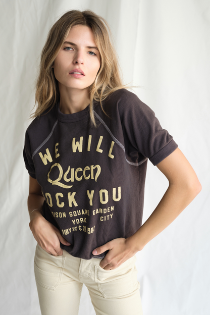 Queen We Will Rock You Raglan in XS (top)