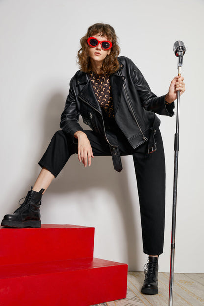Queens of Noise High Rise Barrel Jeans Hj026 [final Sale] view 12 - High-Waisted - Sale Jeans (bottom)