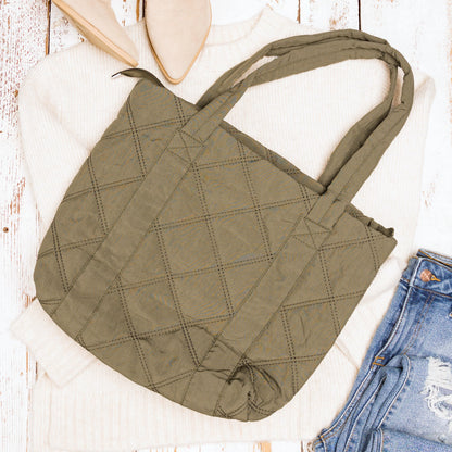 Quilted Tote view 11 - Quilted Tote Bag