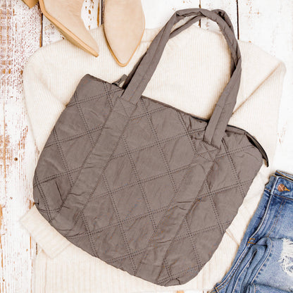 Quilted Tote view 12 - Quilted Tote Bag