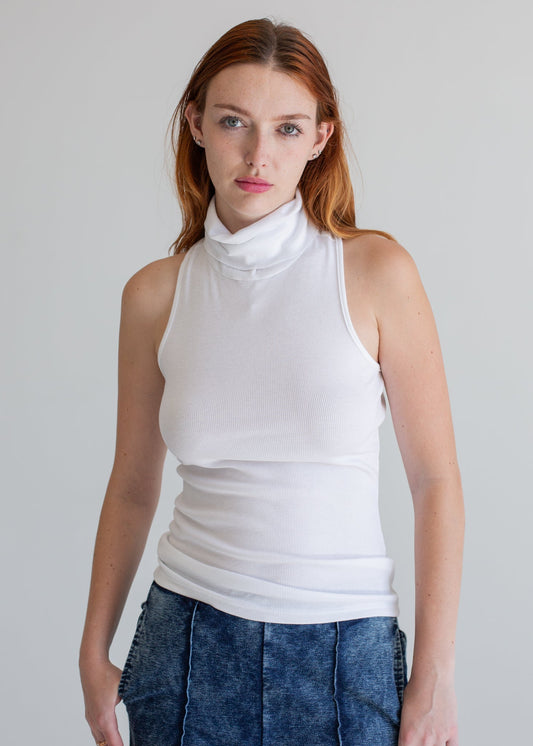 Racerback Mock Neck Tank in XS - Racerback Mock Neck Tanks (top)