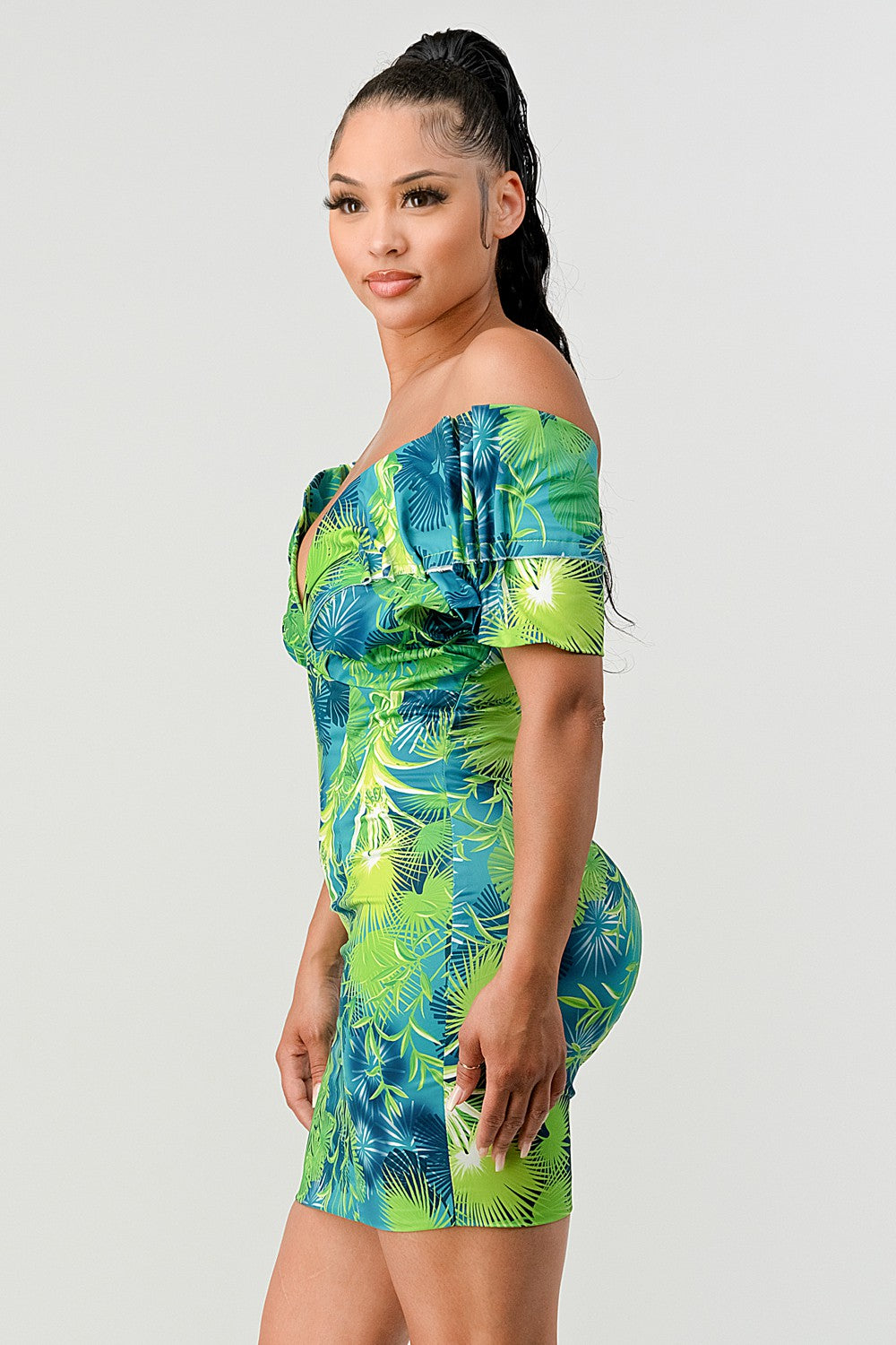 Radiant Sequin Ombre Midi Dress in L view 3 - Elyssa Radiance Sequin Dress