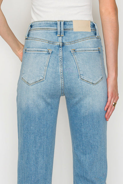 Raelynn Ultra High Rise Modern Wide Jeans in 13 (30) view 7 - High-Waisted (bottom)