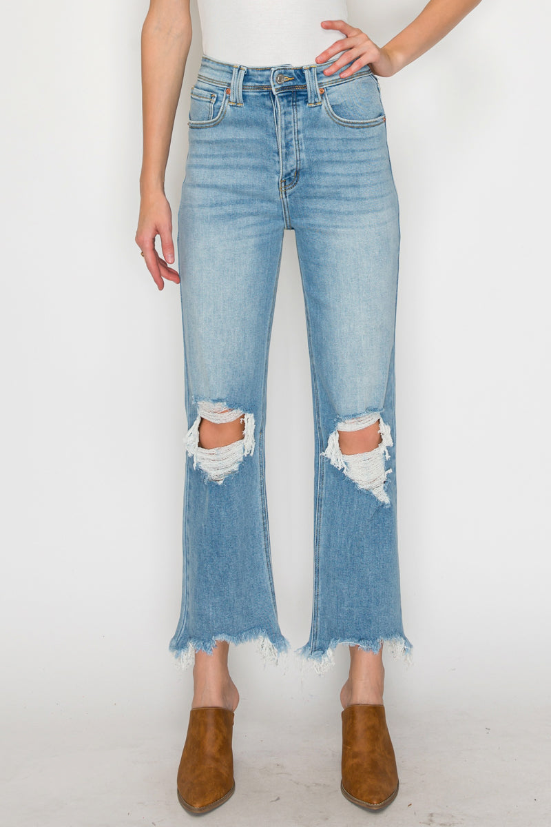 Raelynn Ultra High Rise Modern Wide Jeans in 3 (25) view 2 - High-Waisted (bottom)