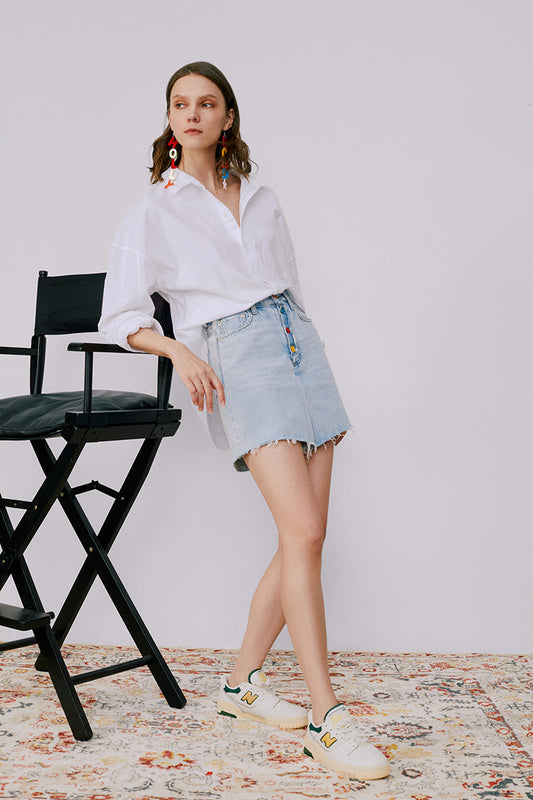 Rainbow Pleat Skort Hj119 [final Sale] in Like A Rock view 2 (piece)