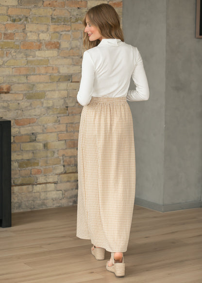 Rayne Modern Gingham Maxi Skirt in M view 3 (dress)