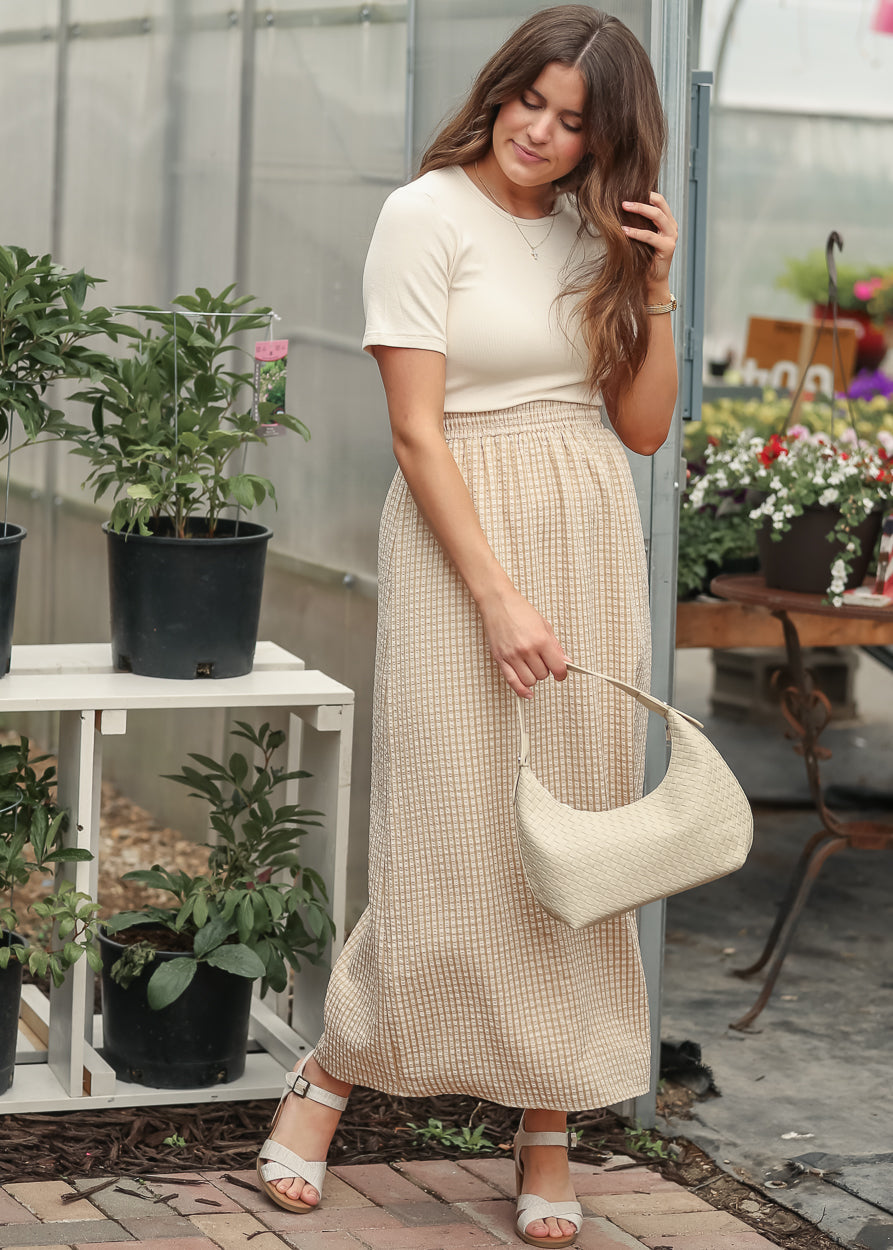 Rayne Modern Gingham Maxi Skirt in XL view 5 (dress)
