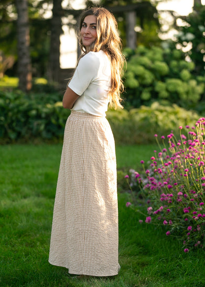 Rayne Modern Gingham Maxi Skirt view 17 (dress)